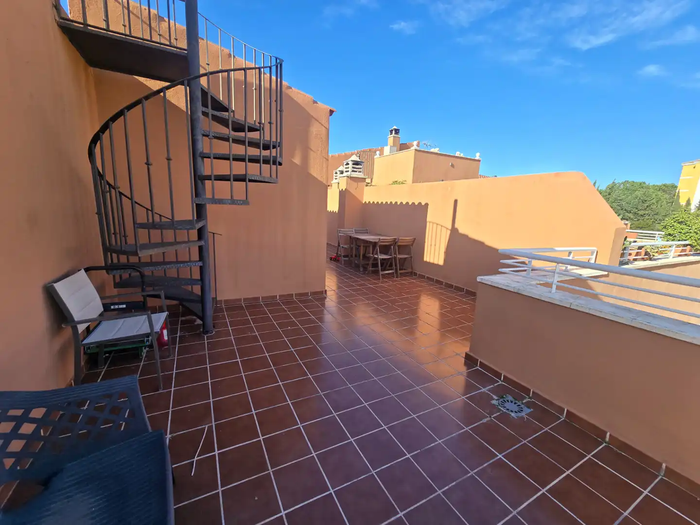 Terrasse von Dachboden zum Verkauf in Mijas mit Klimaanlage, Heizung und Terrasse