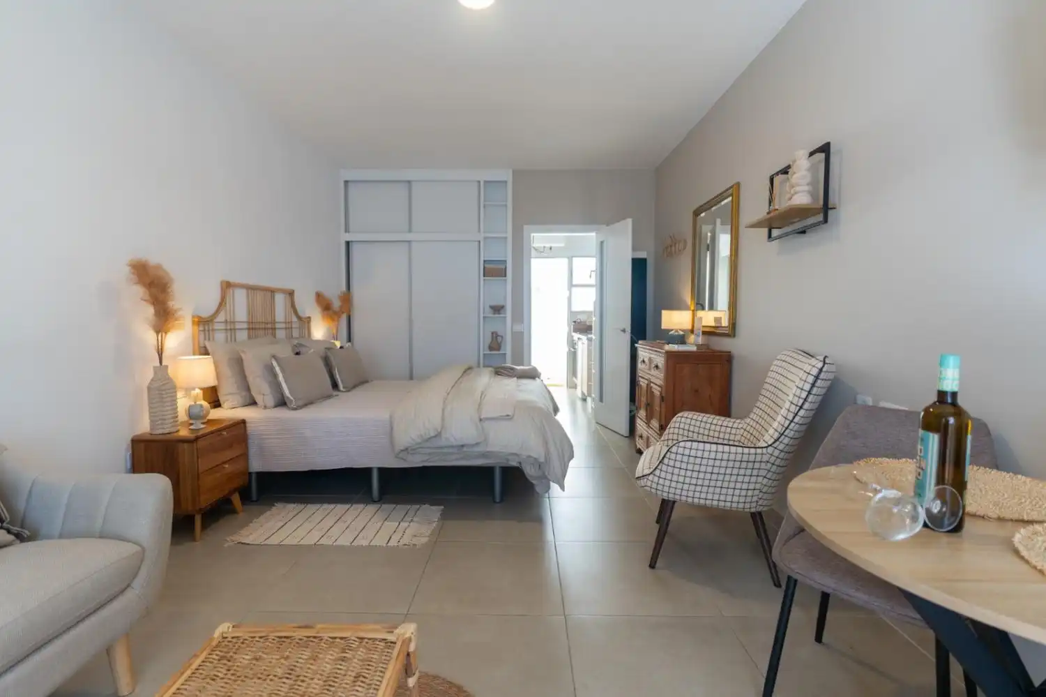 Habitación de Estudio de alquiler en Puerto de la Cruz con Terraza y Balcón