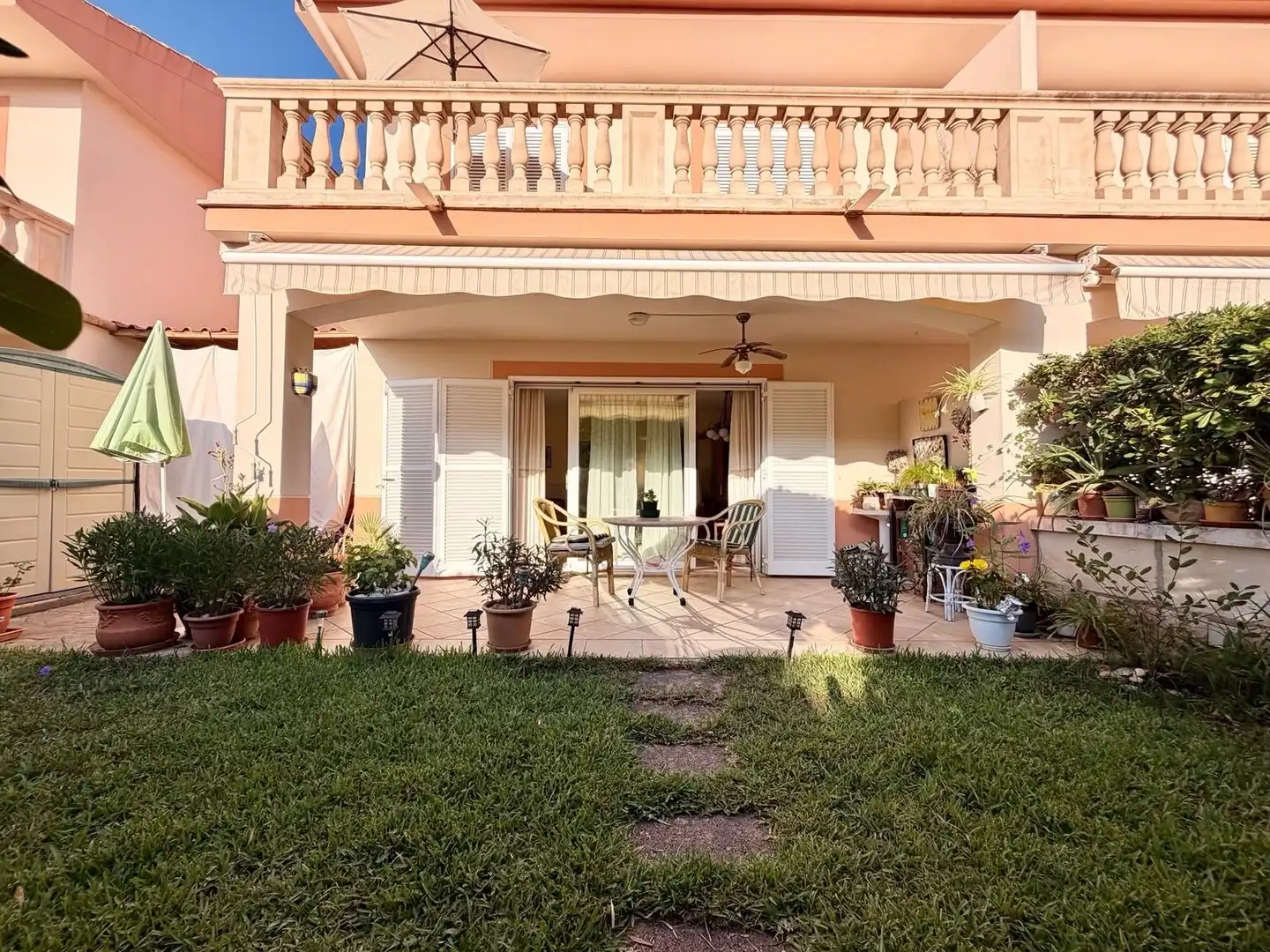 Terrassa de Casa adosada en venda en Alcúdia amb Aire condicionat, Calefacció i Jardí privat