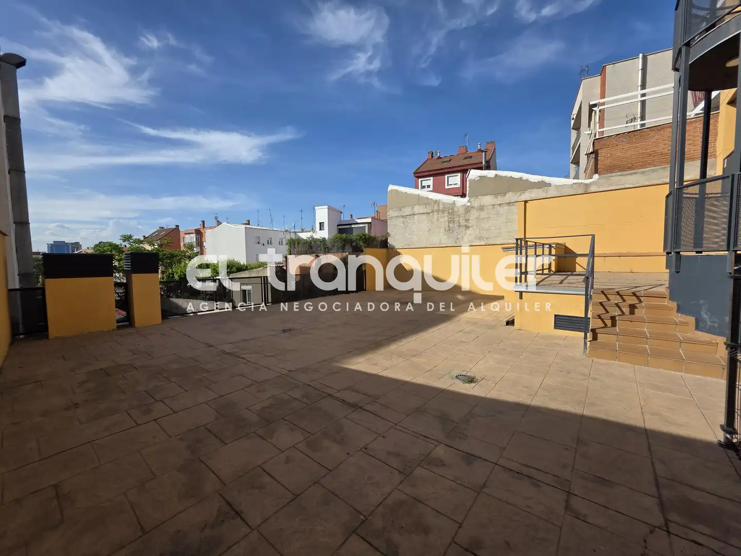 Terrasse von Wohnung zur Miete in Madrid mit Klimaanlage, Terrasse und Abstellraum