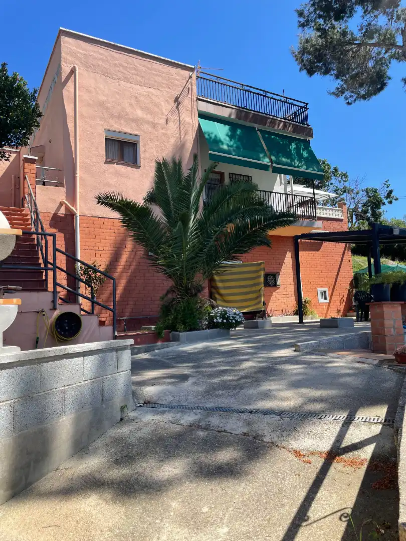 Exterior view of Houses for sale in Els Hostalets de Pierola  with Heating, Private garden and Storage room