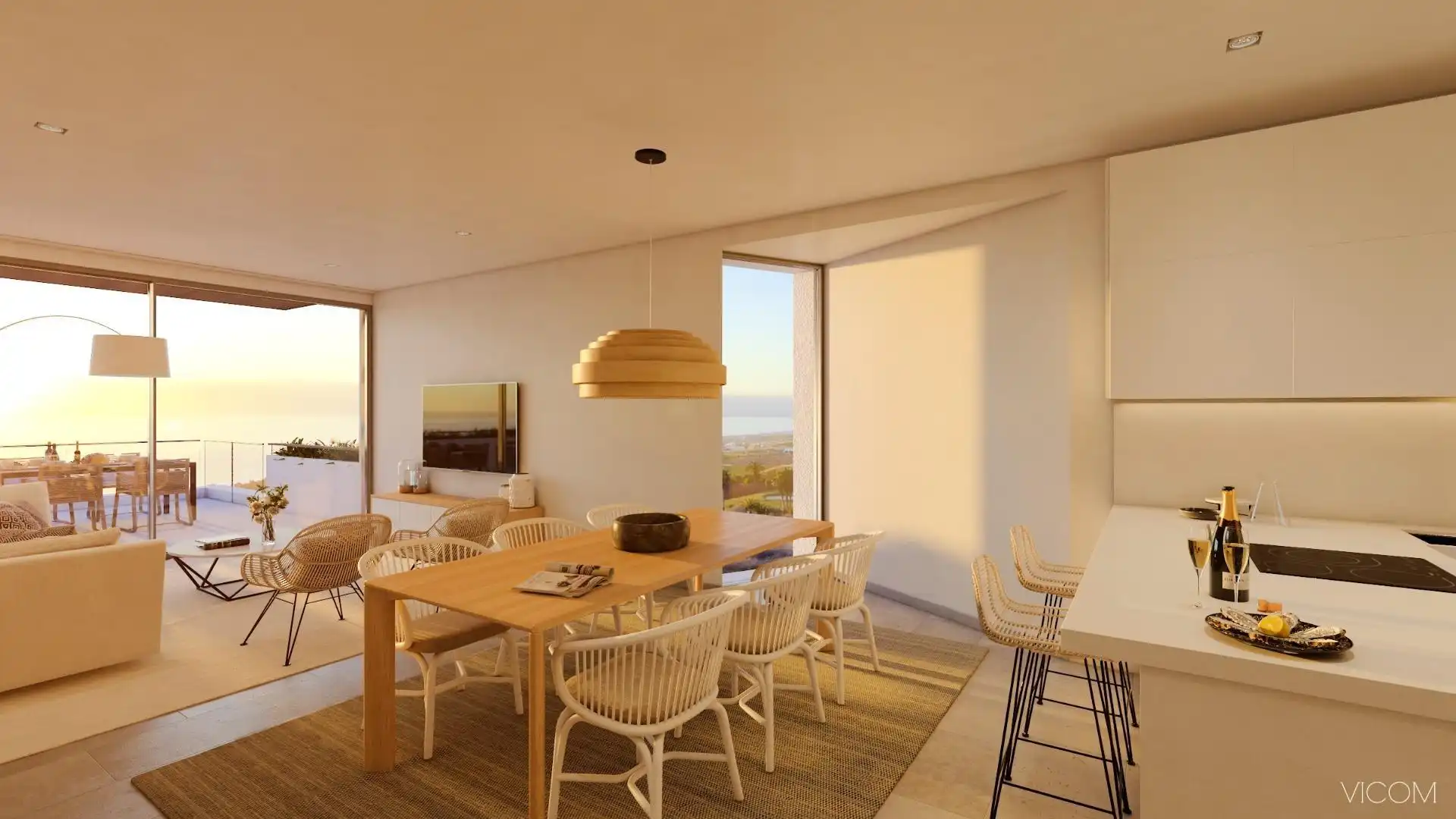 Esszimmer von Maisonette zum Verkauf in Guía de Isora mit Klimaanlage, Terrasse und Abstellraum