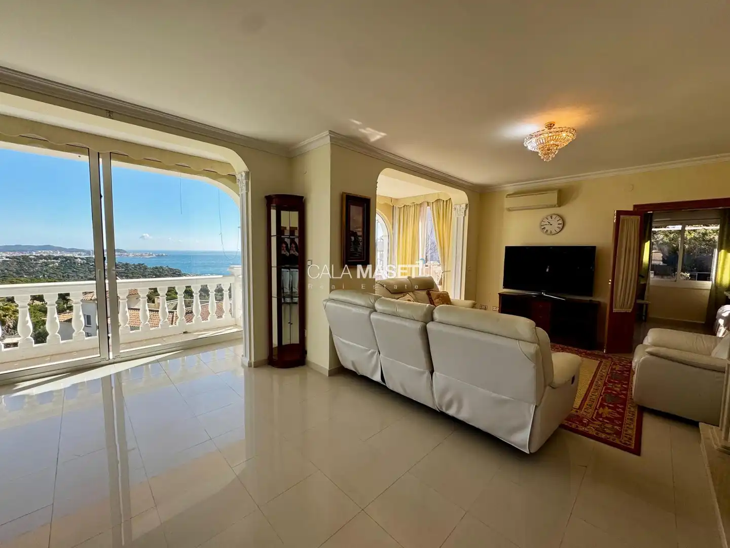 Wohnzimmer von Haus oder Chalet zum Verkauf in Calonge i Sant Antoni mit Heizung, Privatgarten und Terrasse