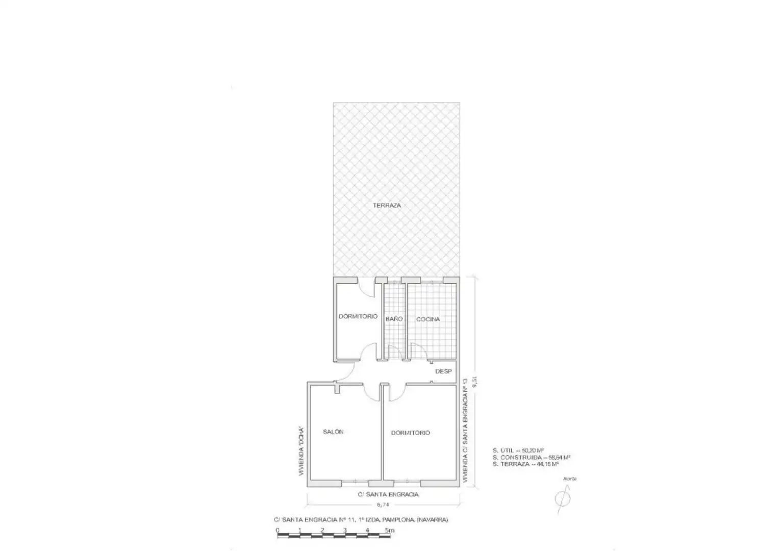 Apartament en venda en  Pamplona / Iruña amb Calefacció i Terrassa
