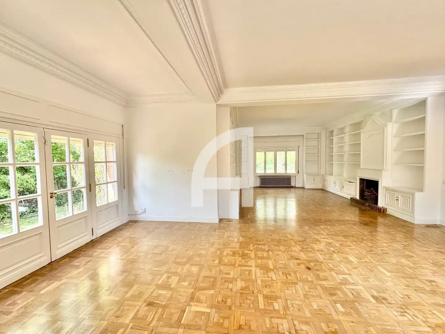 Living room of Houses for sale in Villanueva de la Cañada  with Air Conditioner, Heating and Private garden