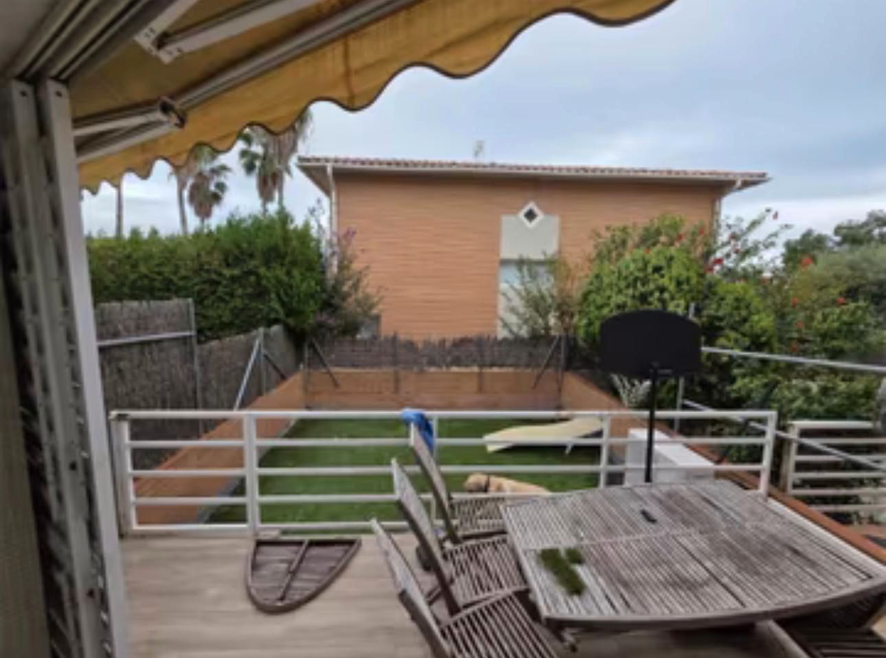 Terrace of Single-family semi-detached to rent in Cabrils  with Air Conditioner, Heating and Private garden