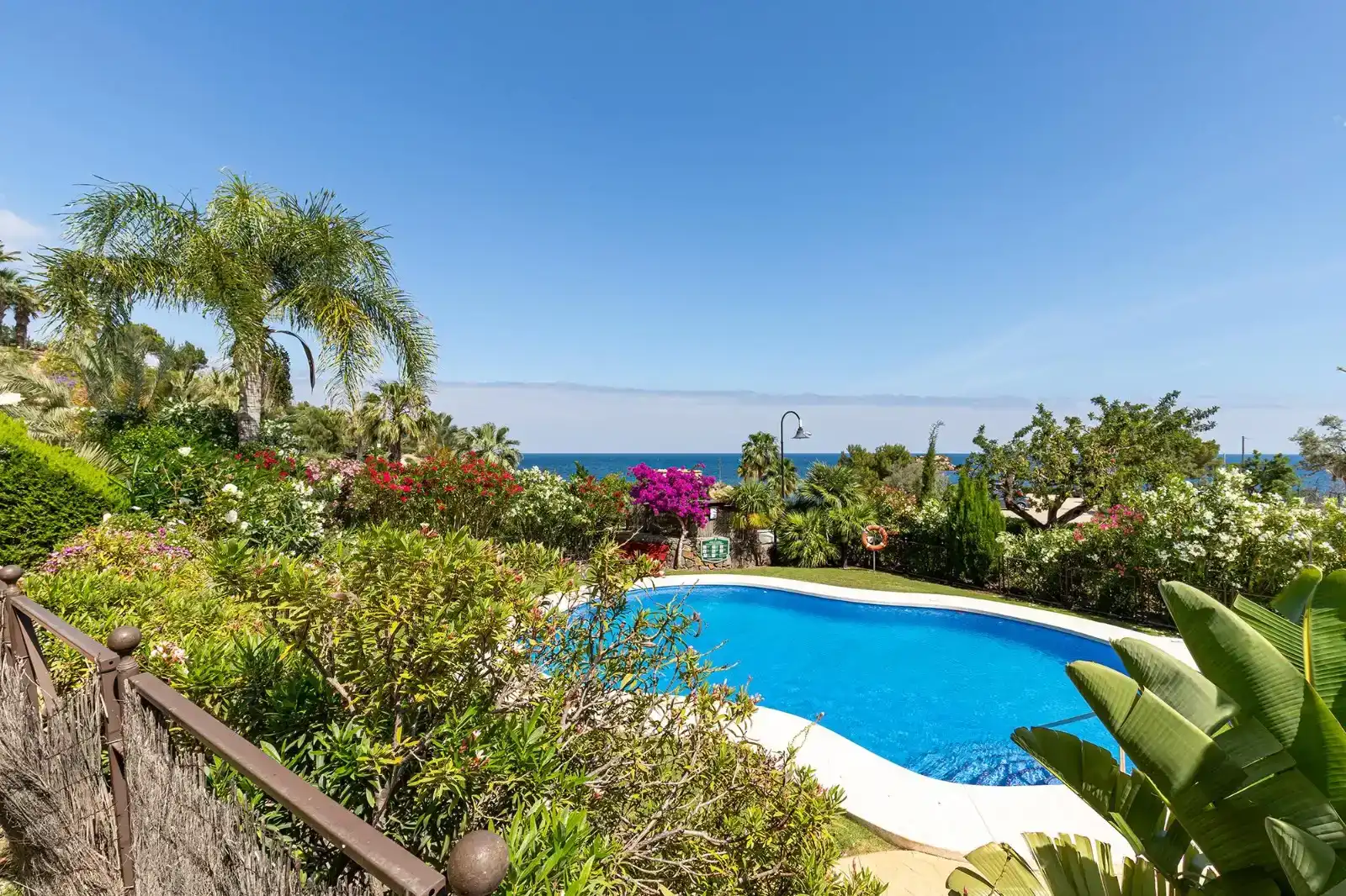 Garten von Wohnung zur Miete in Altea mit Klimaanlage, Privatgarten und Abstellraum
