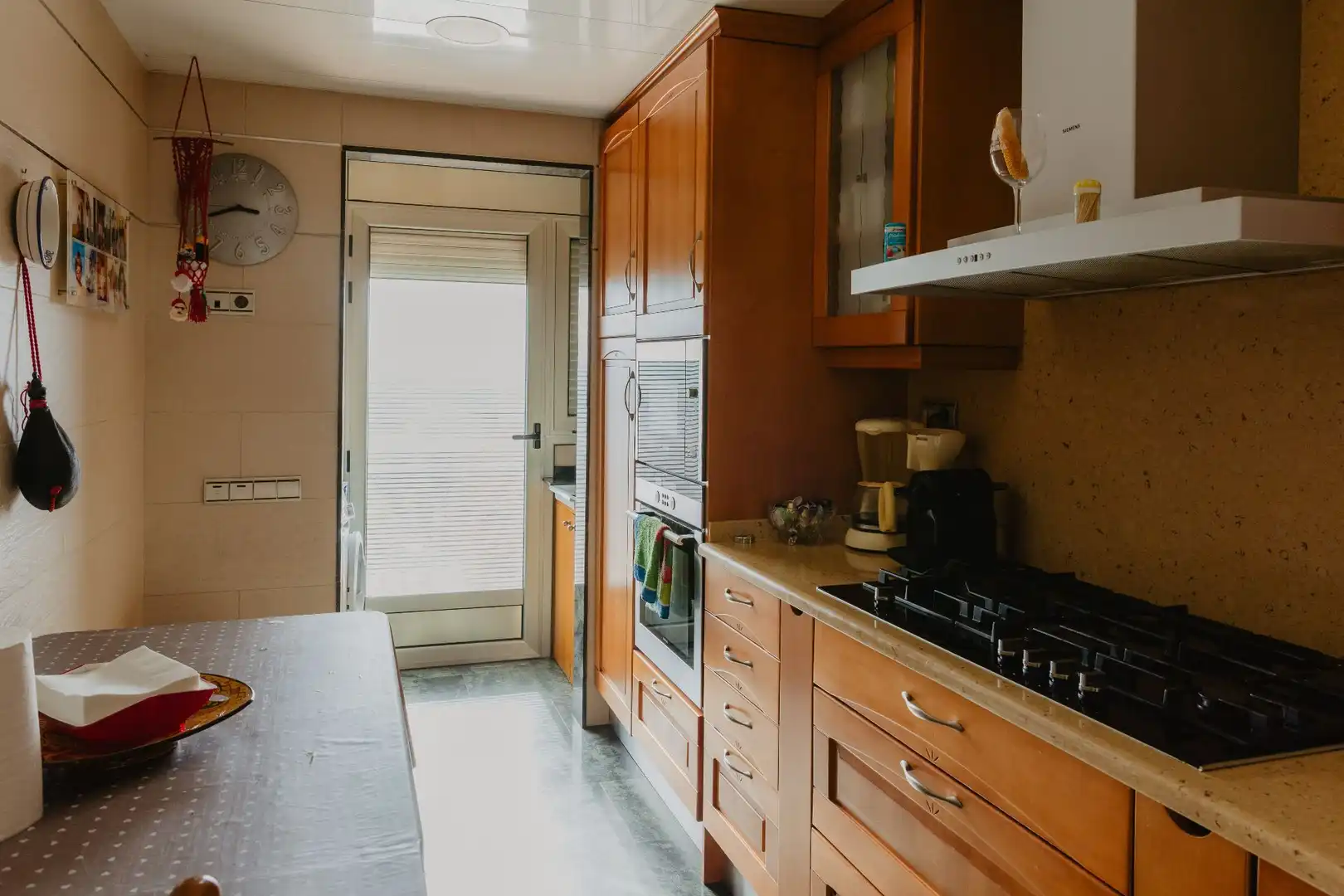 Kitchen of Houses for sale in Santa Coloma de Gramenet  with Air Conditioner, Heating and Private garden