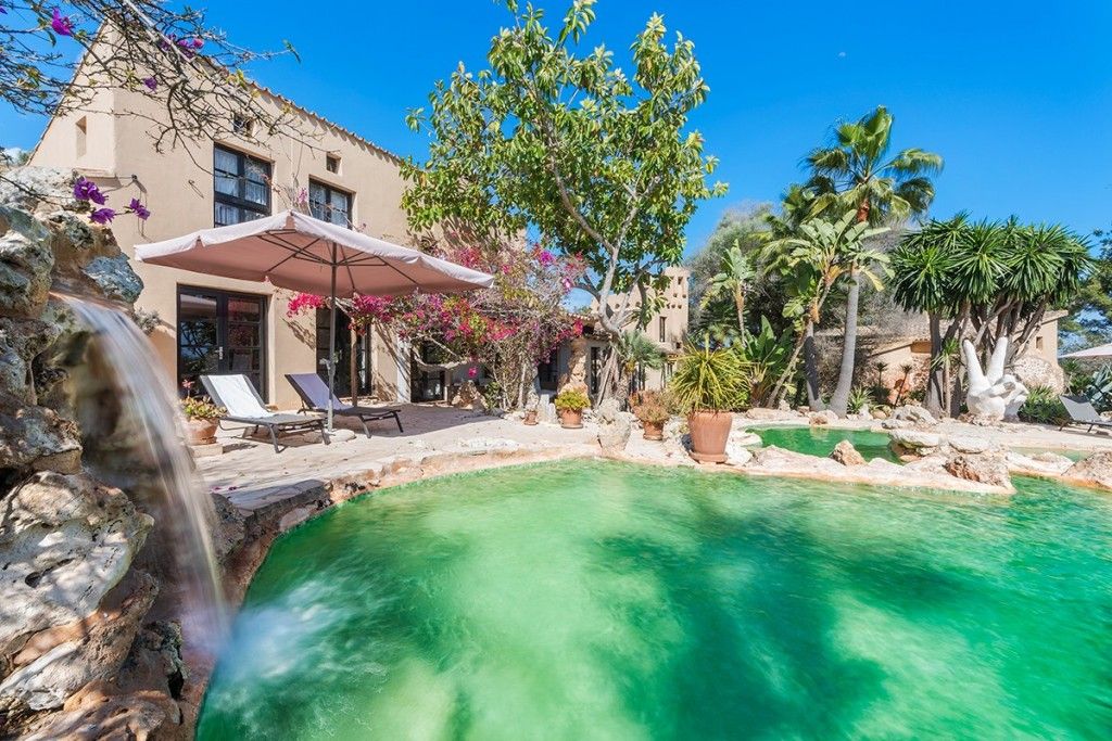 Piscina de Finca rústica en venda en Santanyí amb Calefacció, Jardí privat i Terrassa