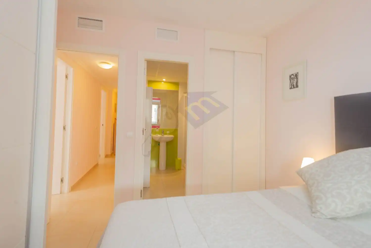 Dormitori de Apartament en venda en Calpe / Calp amb Aire condicionat, Calefacció i Terrassa