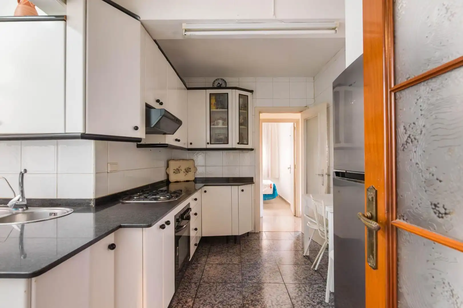 Küche von Wohnung zur Miete in Murcia mit Klimaanlage, Terrasse und Abstellraum