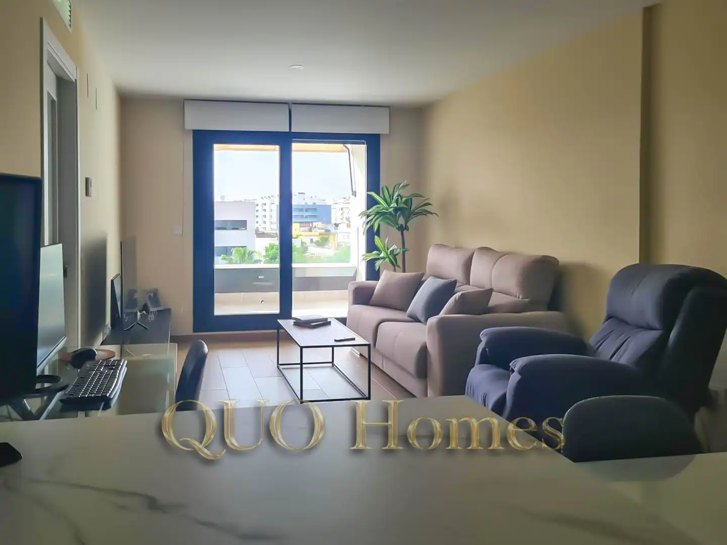 Living room of Flat for sale in Jerez de la Frontera  with Air Conditioner, Storage room and Balcony