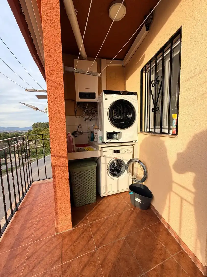 Terrassa de Casa adosada en venda en Albaida amb Aire condicionat, Calefacció i Moblat