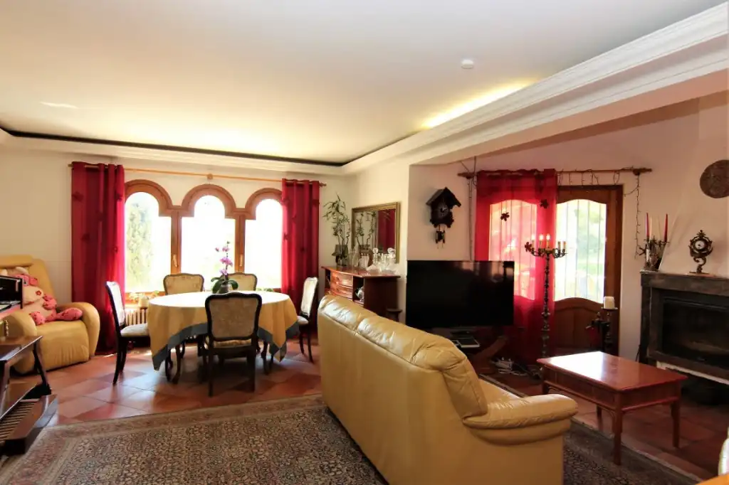 Living room of Houses for sale in Benissa  with Air Conditioner, Terrace and Storage room