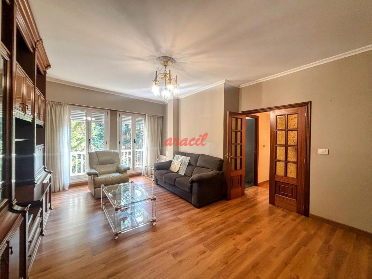 Sala de estar de Piso en venta en Ourense Capital  con Calefacción, Trastero y Balcón
