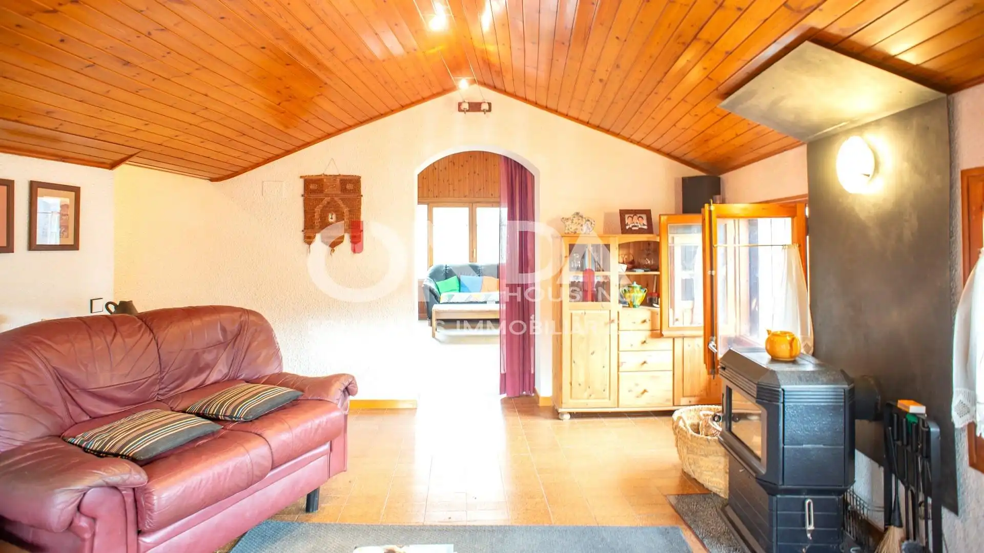 Sala de estar de Piso en venta en Sort con Trastero y Amueblado