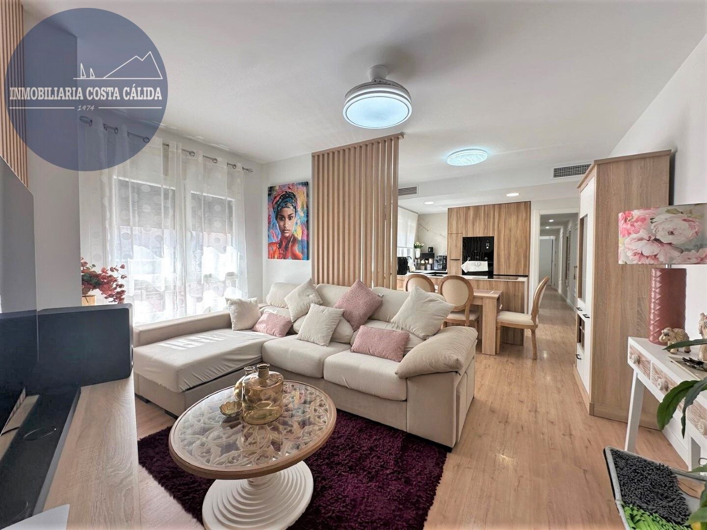 Living room of Flat for sale in Águilas  with Air Conditioner, Heating and Furnished