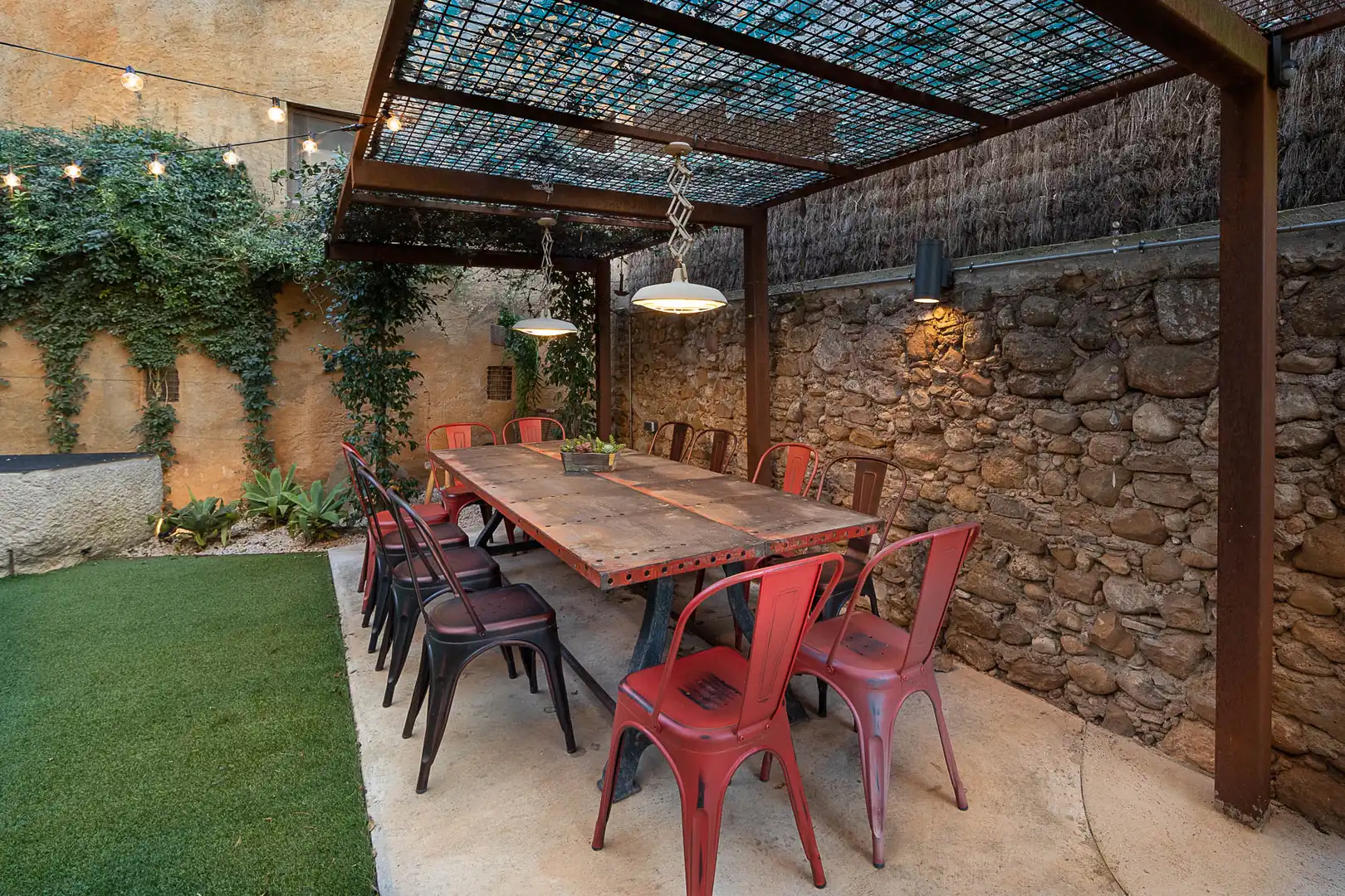 Terraza de Finca rústica en venta en Cistella con Aire acondicionado, Calefacción y Jardín privado