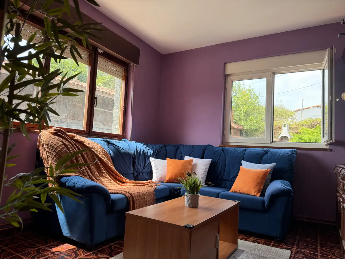 Sala d'estar de Casa o xalet en venda en Carreño amb Calefacció, Jardí privat i Terrassa