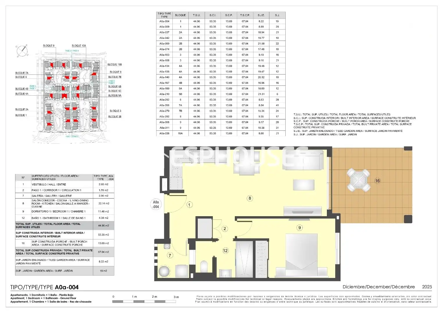 Erdgeschosswohnung mit Terrasse zum Verkauf in San Juan de los Terreros, imagen 12