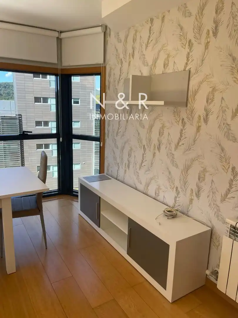 Balcony of Flat for rent in Santiago de Compostela   with Heating, Terrace and Furnished