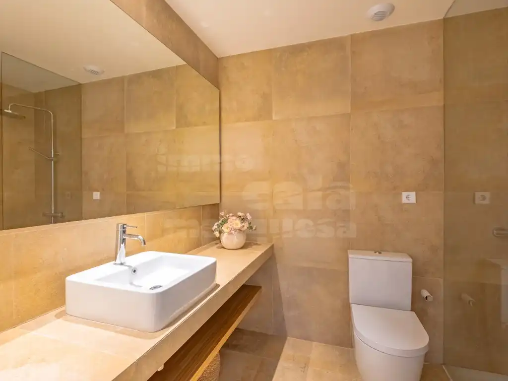 Baño de Apartamento de alquiler en Begur