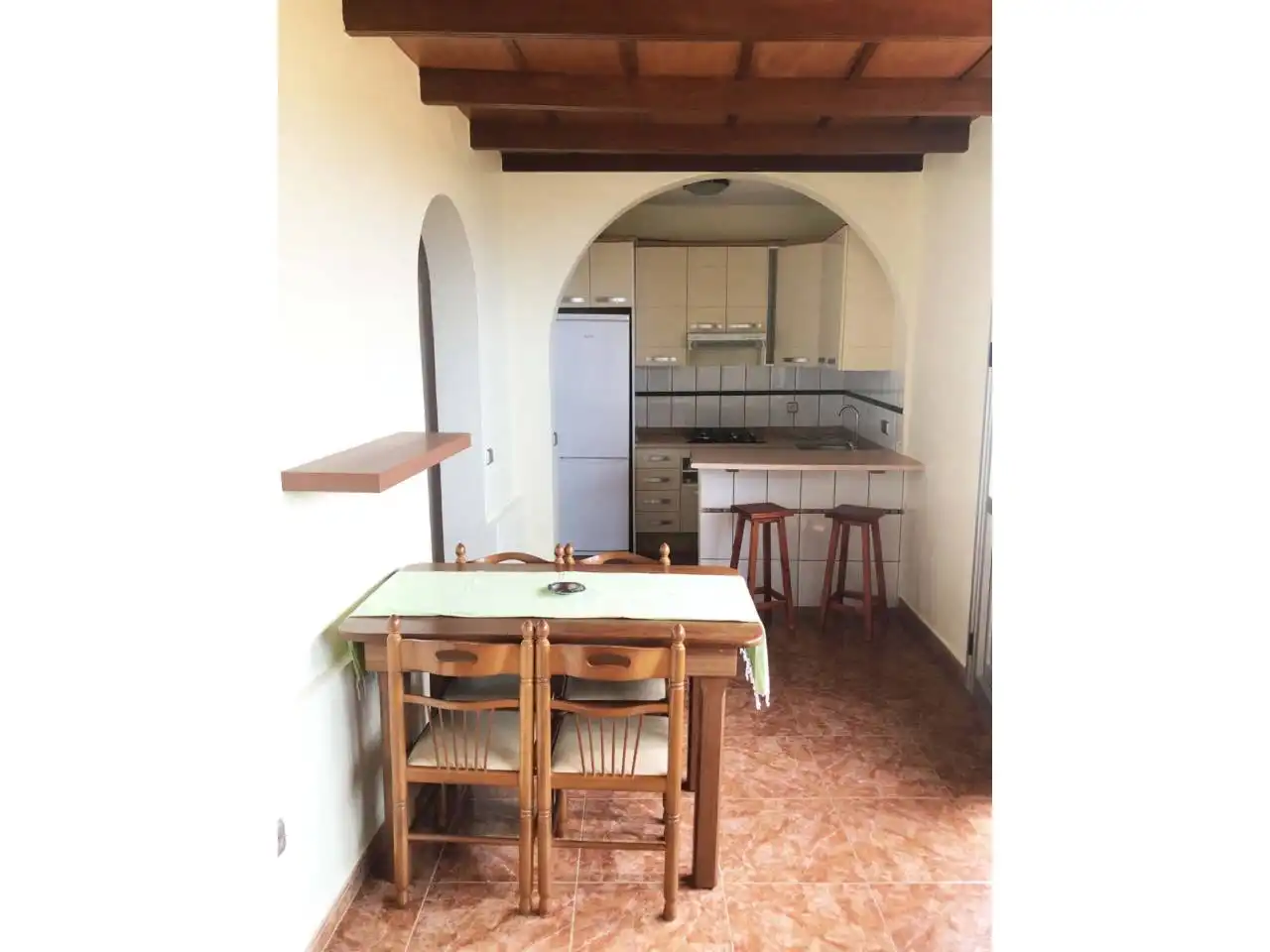 Küche von Wohnung zur Miete in Icod de los Vinos mit Terrasse, Abstellraum und Möbliert