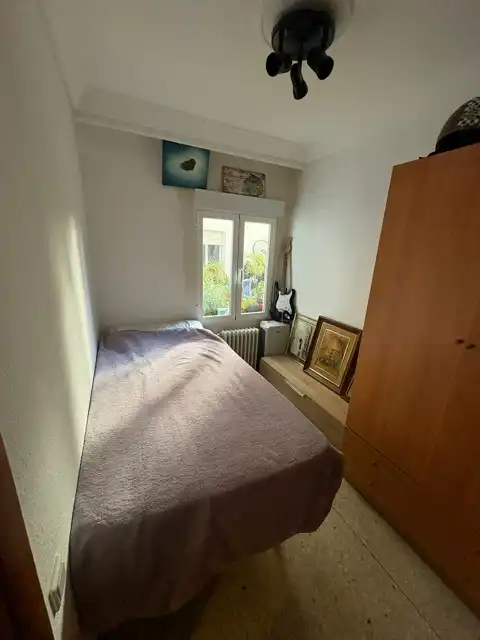 Bedroom of Flat for sale in Zaragoza  with Heating, Furnished and Oven