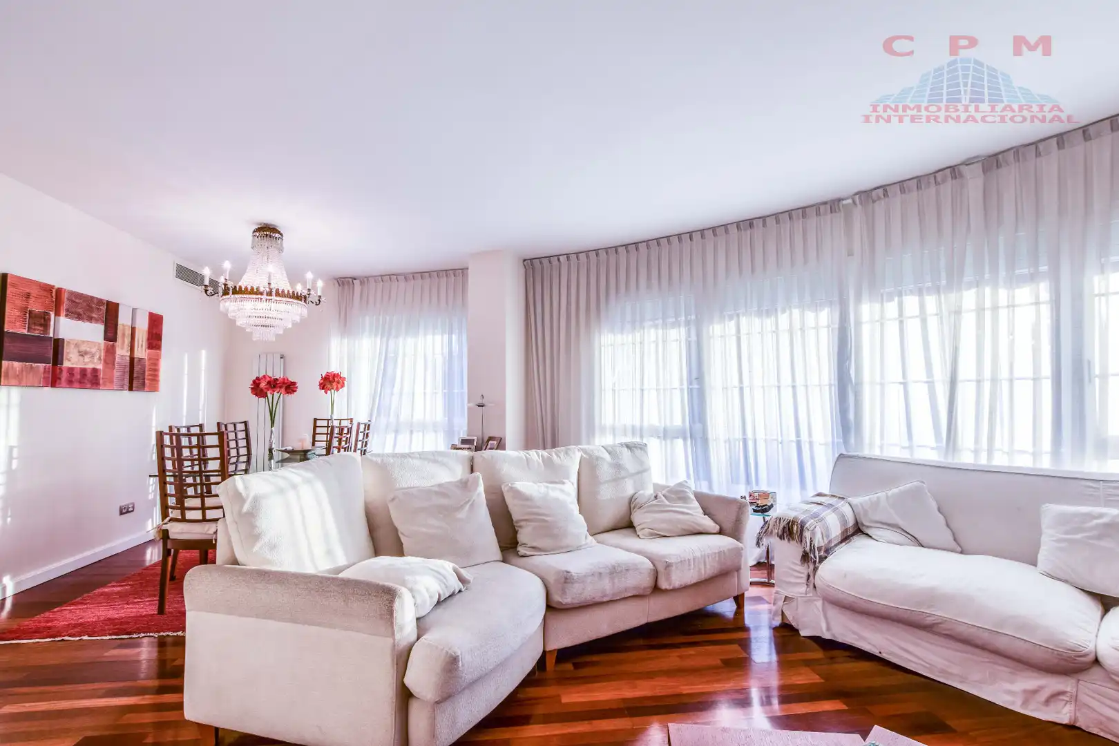 Sala de estar de Piso de alquiler en Madrid con Aire acondicionado, Calefacción y Parquet