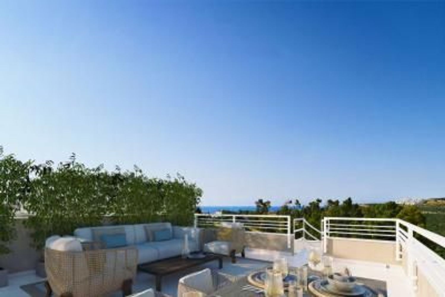 Terrace of Flat for sale in Estepona  with Private garden, Terrace and Swimming Pool