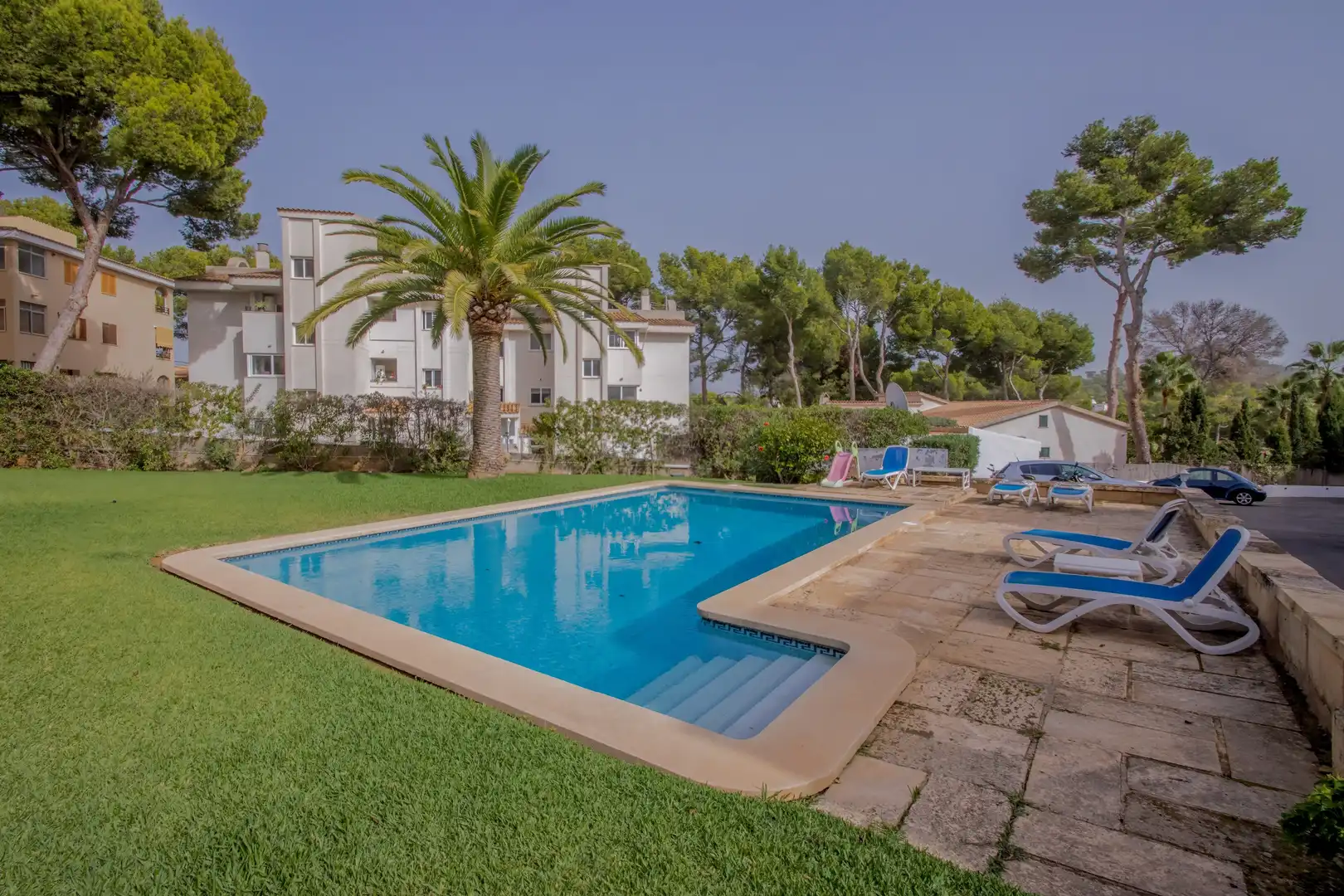 Piscina de Casa adosada en venda en Calvià amb Aire condicionat, Jardí privat i Terrassa