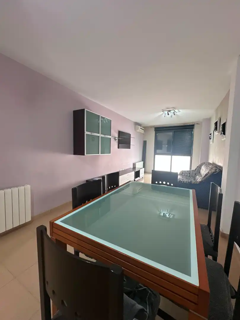 Living room of Flat for rent in Vila-real  with Air Conditioner, Heating and Furnished