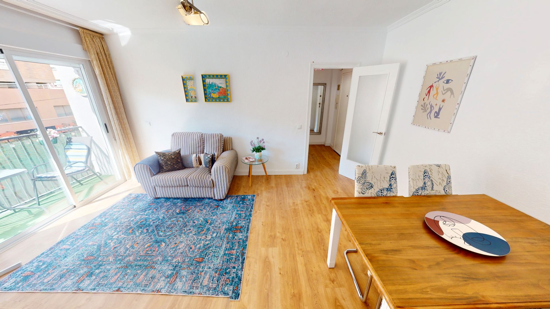 Living room of Flat for sale in Alicante / Alacant  with Air Conditioner, Furnished and Oven