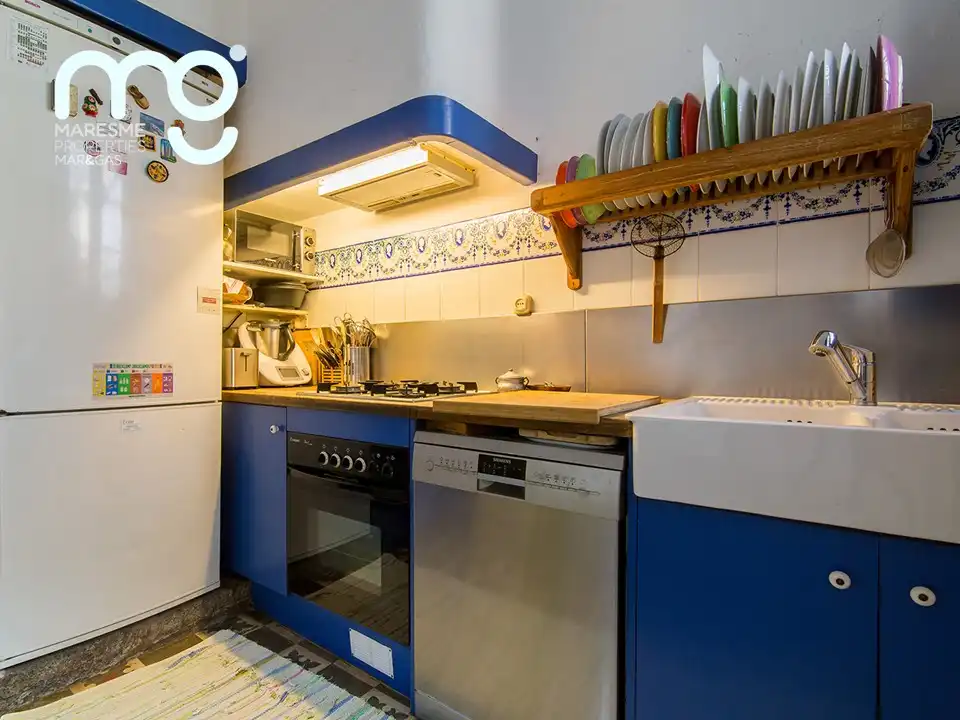 Küche von Country house zum Verkauf in Vilassar de Mar mit Heizung, Privatgarten und Schwimmbad