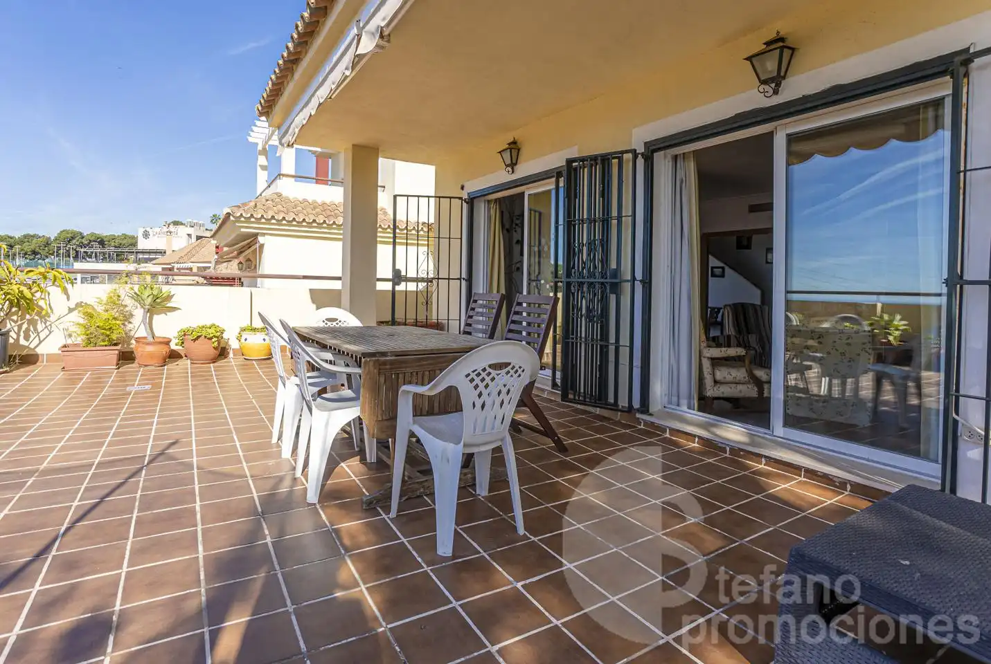 Terraza de Casa adosada en venta en Málaga con Aire acondicionado, Jardín privado y Terraza