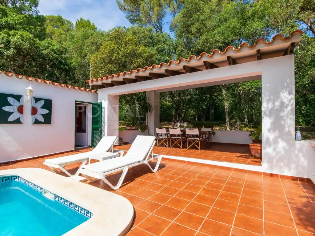 Terrassa de Casa o xalet en venda en Es Mercadal amb Aire condicionat i Piscina