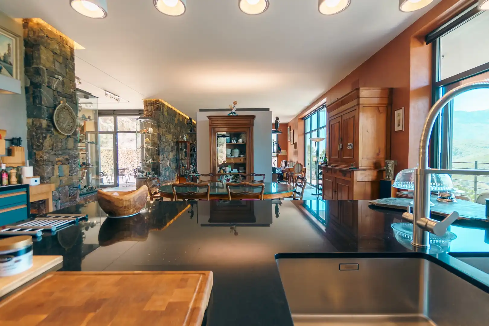 Cocina de Casa o chalet en venta en Callosa d'en Sarrià con Piscina