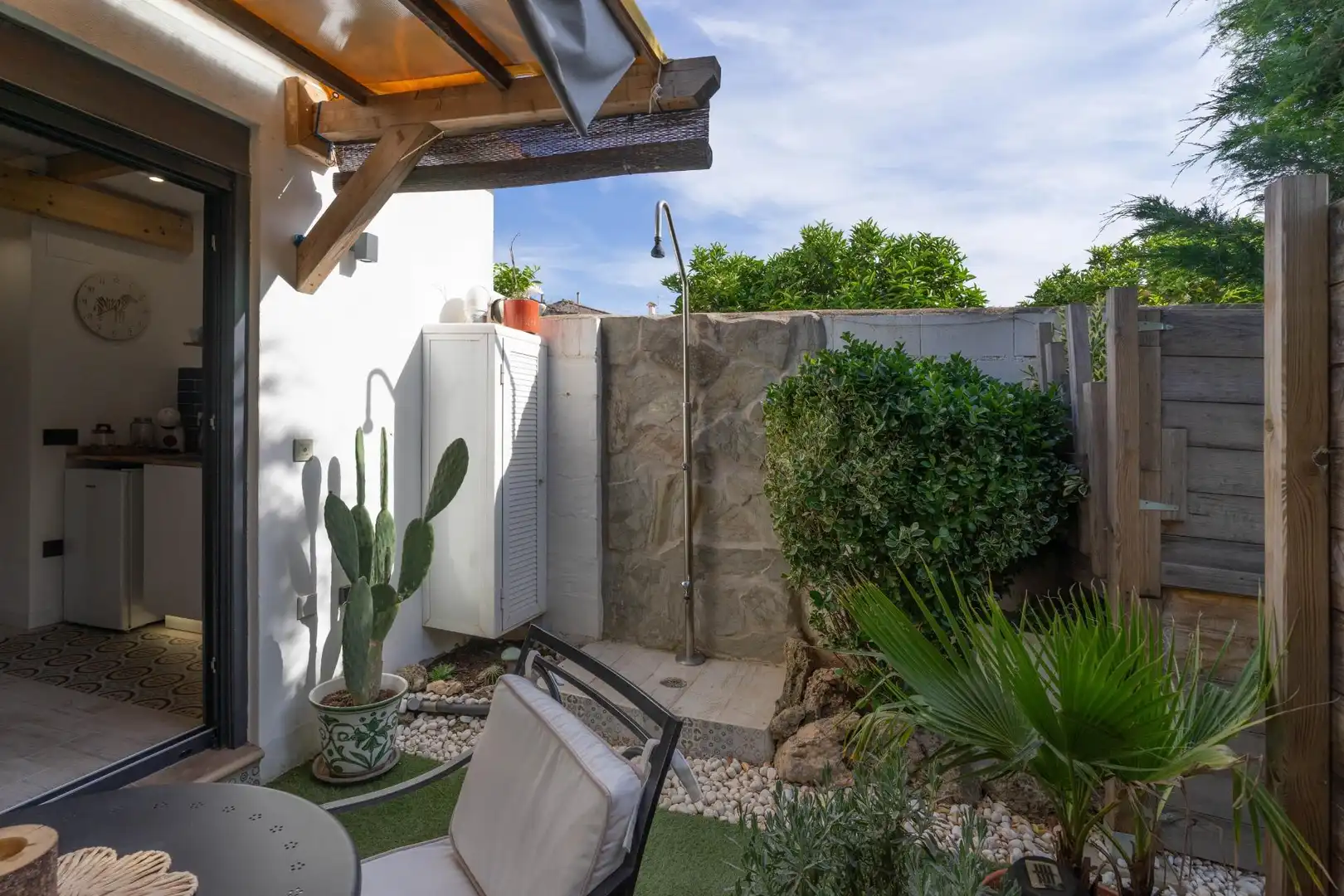 Terrace of Detached homes for rent in Riogordo  with Air Conditioner, Private garden and Terrace