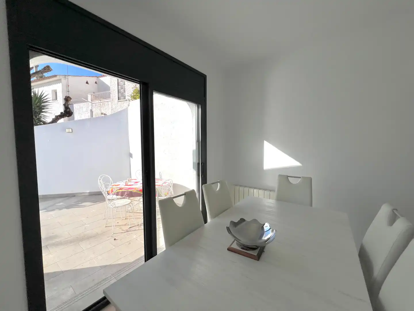 Dining room of Detached homes for sale in Sant Feliu de Guíxols  with Air Conditioner, Heating and Parquet flooring