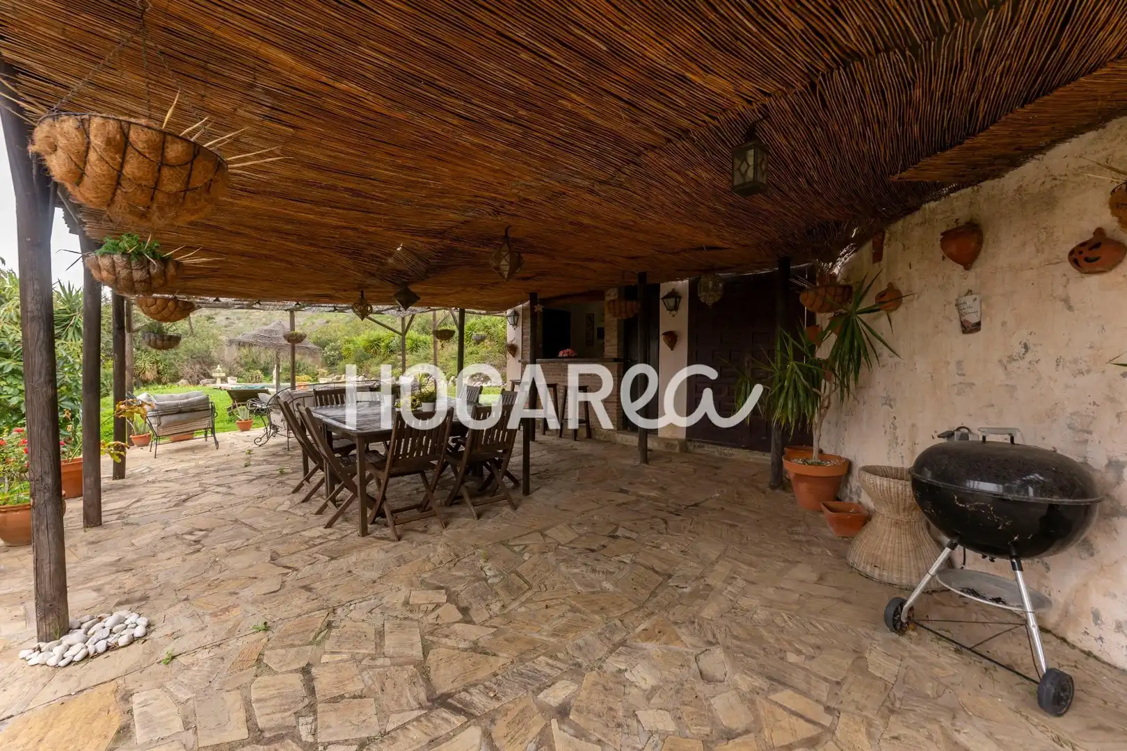 Terraza de Finca rústica en venta en Alcaucín con Jardín privado, Terraza y Piscina