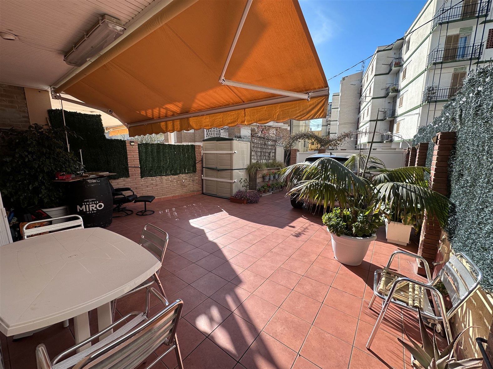 Terrassa de Apartament de lloguer en Cambrils amb Aire condicionat, Calefacció i Jardí privat