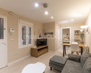 Living room of Apartment to rent in  Madrid Capital  with Air Conditioner, Heating and Furnished