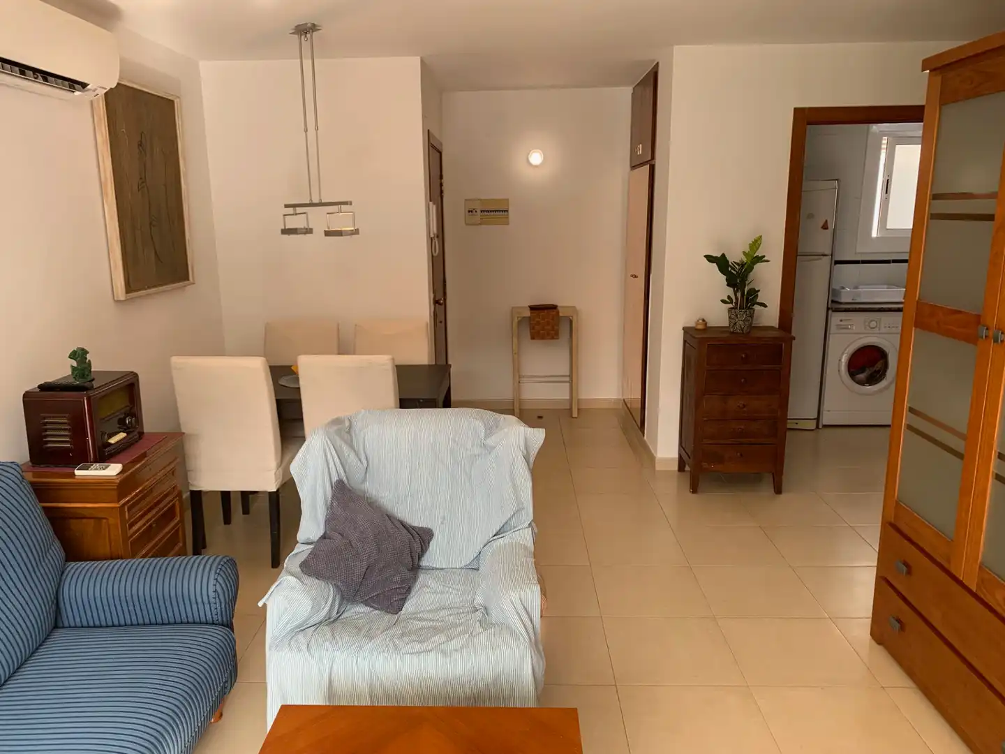 Sala de estar de Apartamento en venta en Torredembarra con Aire acondicionado, Calefacción y Terraza