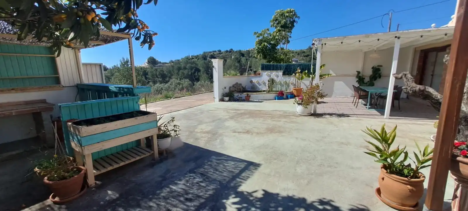 Jardín de Casa adosada de alquiler en Benissa con Amueblado y Piscina comunitaria
