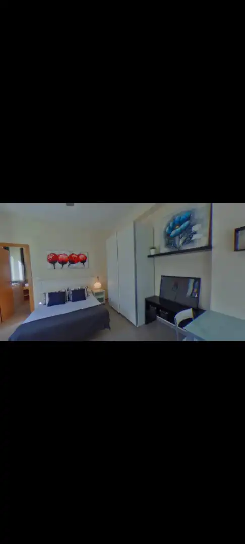Schlafzimmer von Wohnung zur Miete in Málaga mit Möbliert