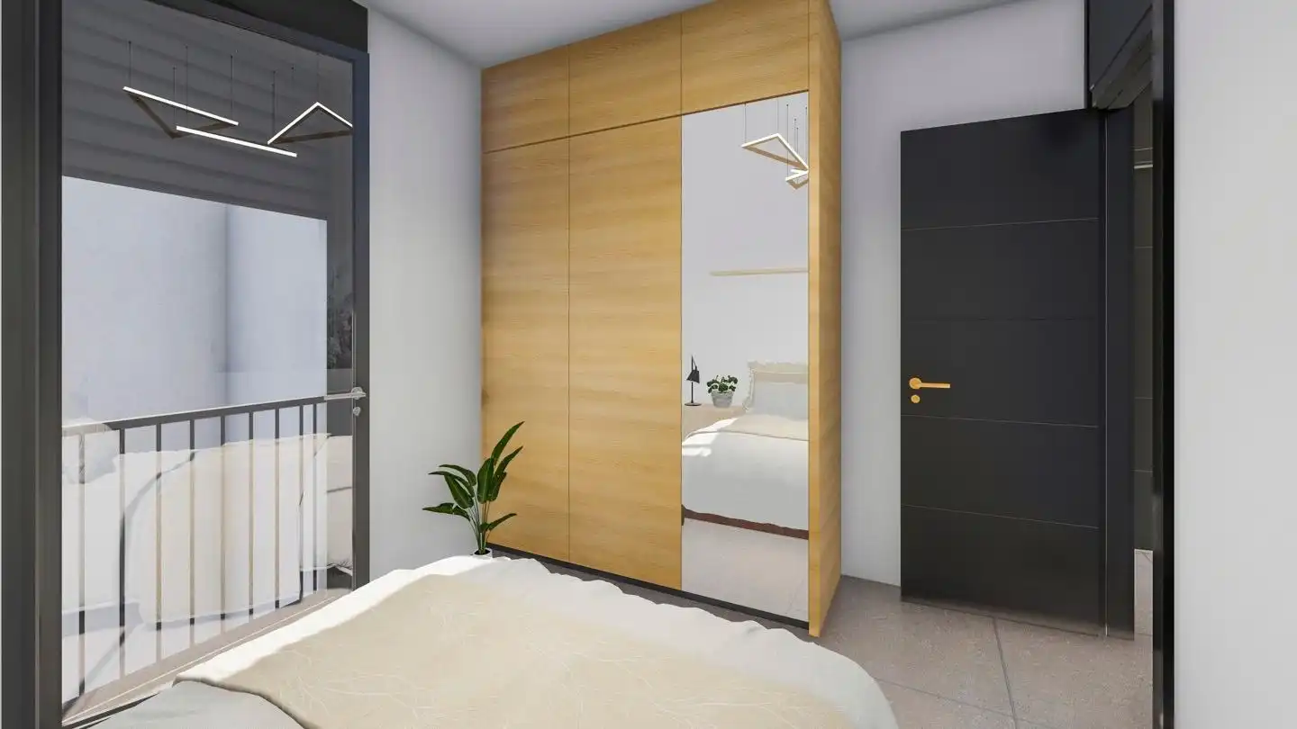 Bedroom of Flat for sale in Sevilla  with Air Conditioner, Heating and Balcony