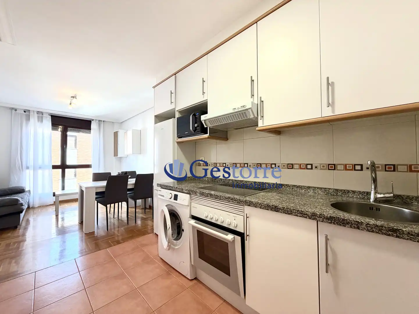 Kitchen of Flat for rent in Oviedo   with Heating and Furnished
