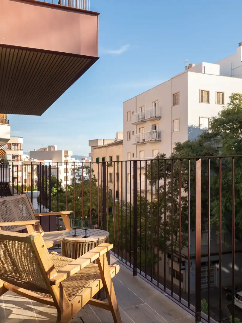 Terraza de Apartamento en venta en  Palma de Mallorca con Aire acondicionado, Terraza y Piscina