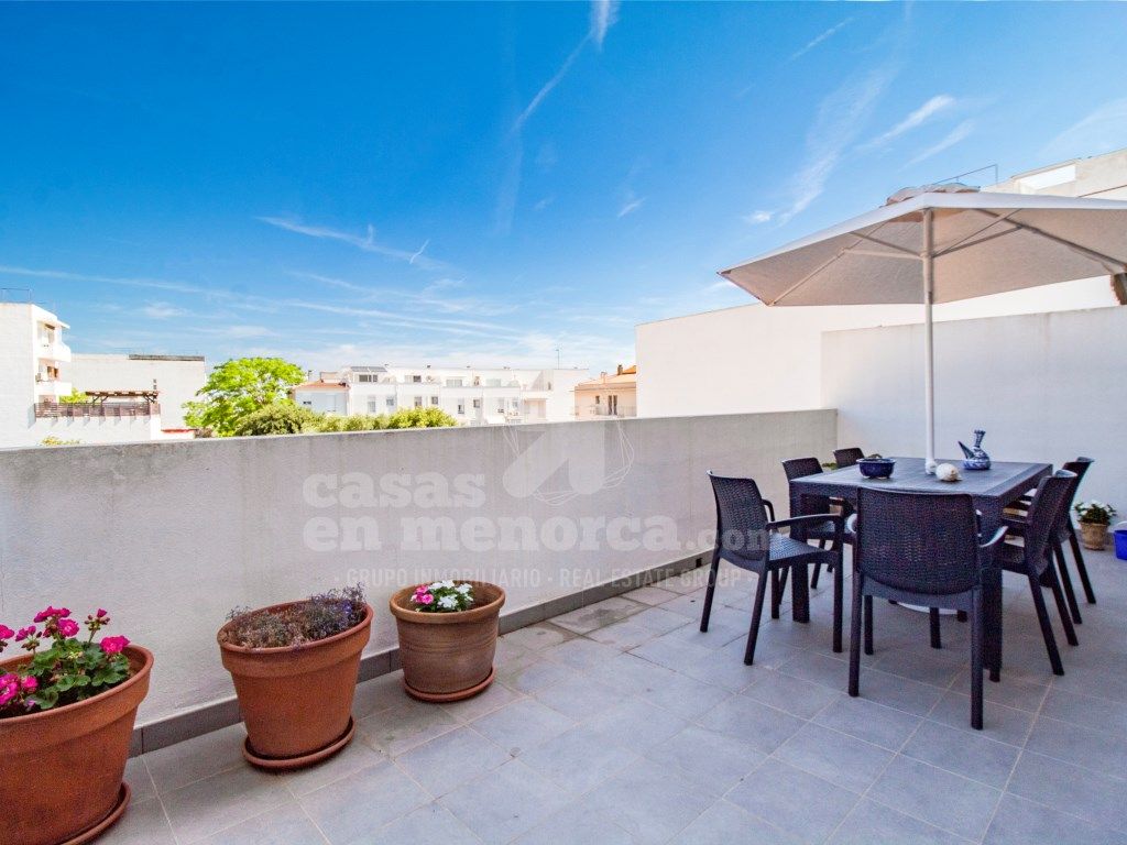 Terrace of Flat for sale in Maó  with Heating, Private garden and Terrace