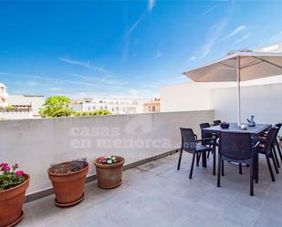 Terrace of Flat for sale in Maó  with Heating, Private garden and Terrace
